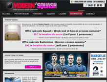 Tablet Screenshot of modern-squash.com